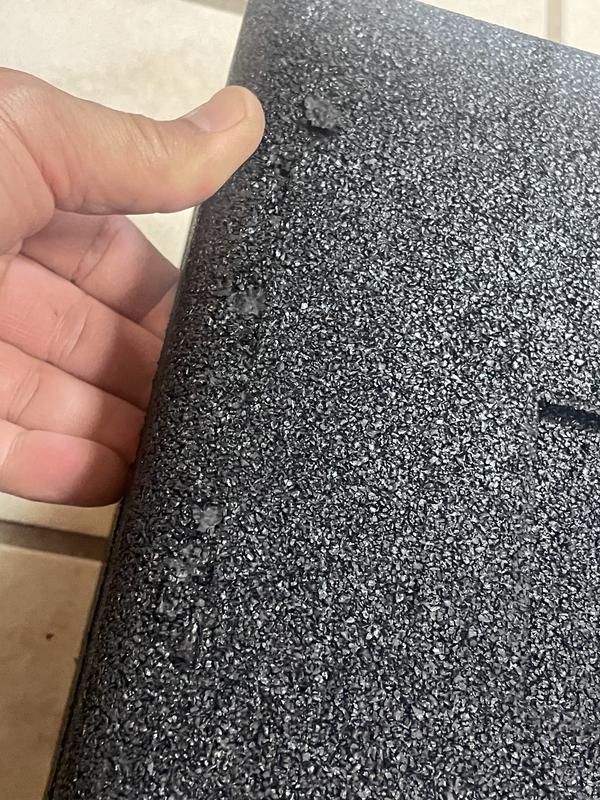 Soft and chipping.