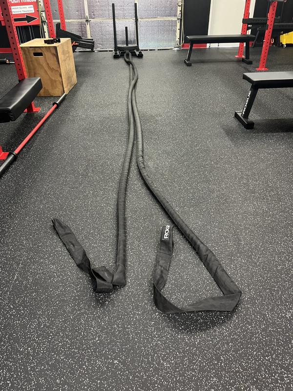 Anclaje pared para battle ropes