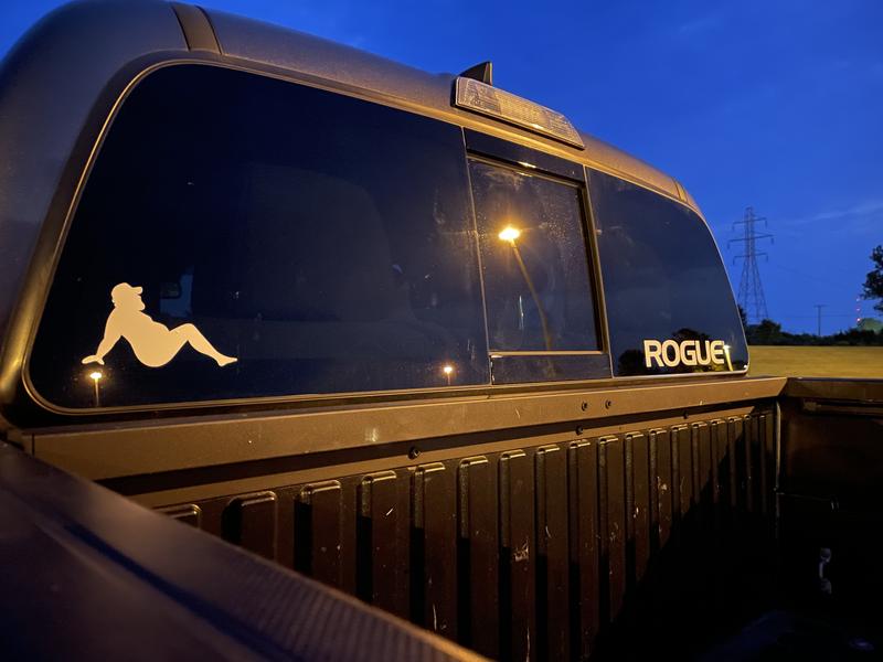 It’s the decal on the right…obviously.
