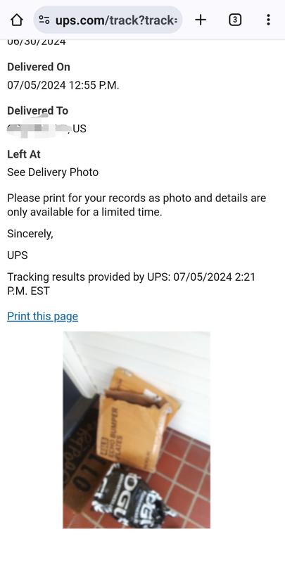 Box delivered ripped open