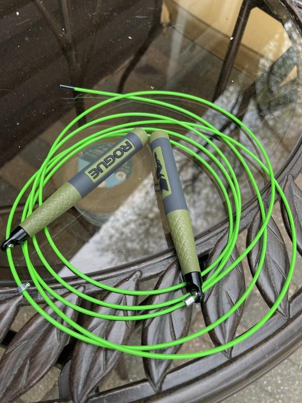Toomey rope with green replacement cable