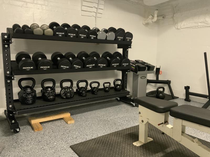 Rogue fitness storage discount rack