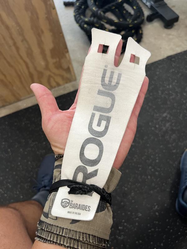 Baraids attached to wrist wrap. No movement or slippage.