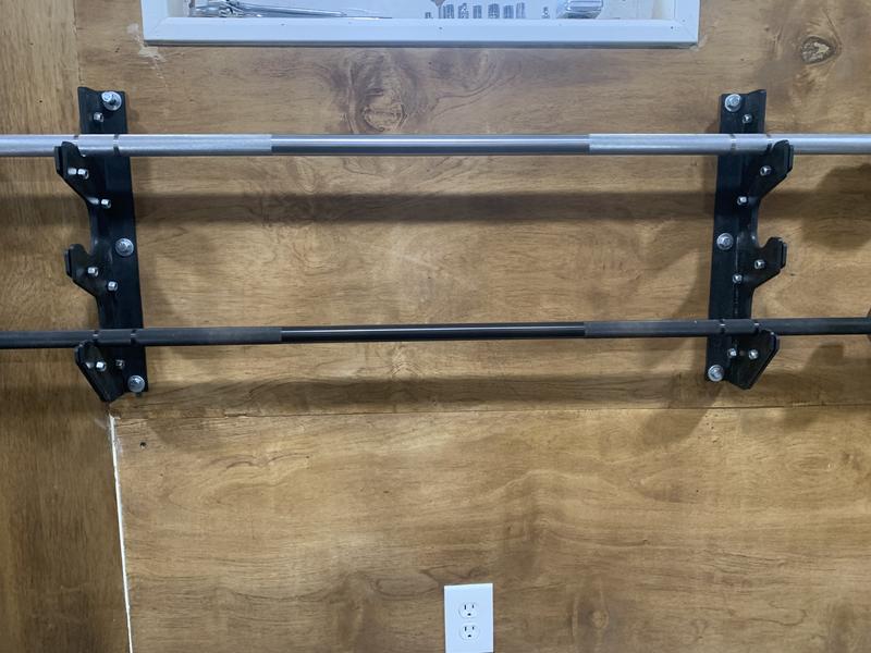 Rogue barbell gun discount rack