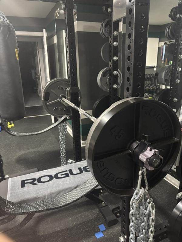 Rogue 29mm Stump Bar - Stainless / Black | Rogue Fitness