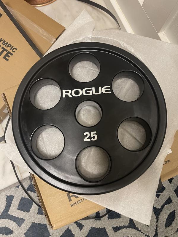 Rogue 6 Shooter Urethane Olympic Grip Plates Rogue Fitness