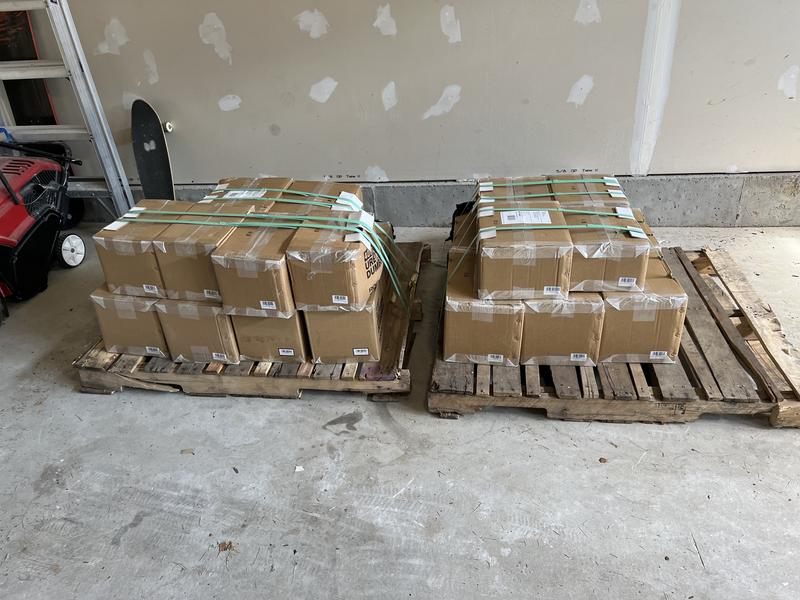 How the dumbbells arrived