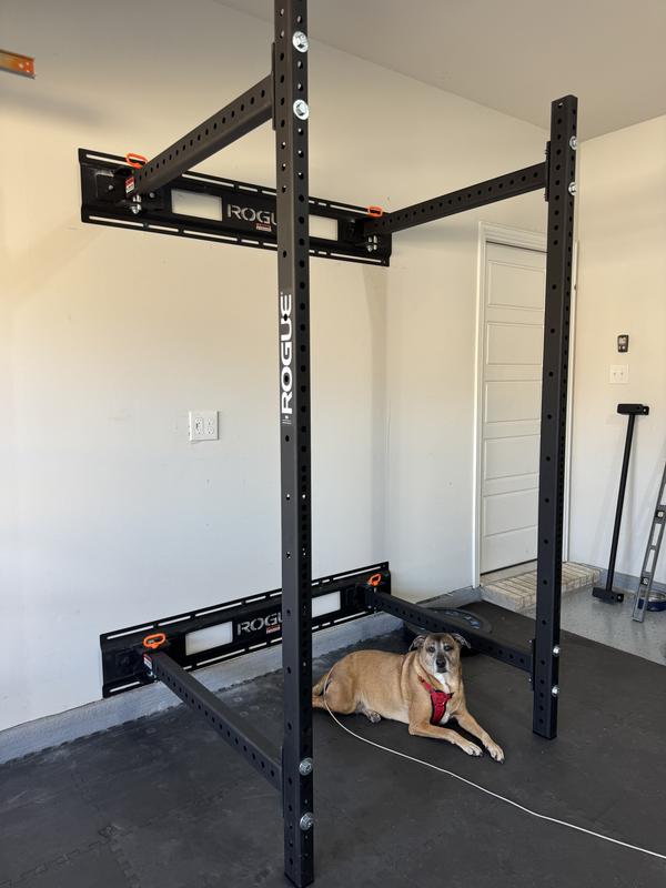 Rogue R-3W Fold Back Wall Mount Rack - Made in the USA | Rogue