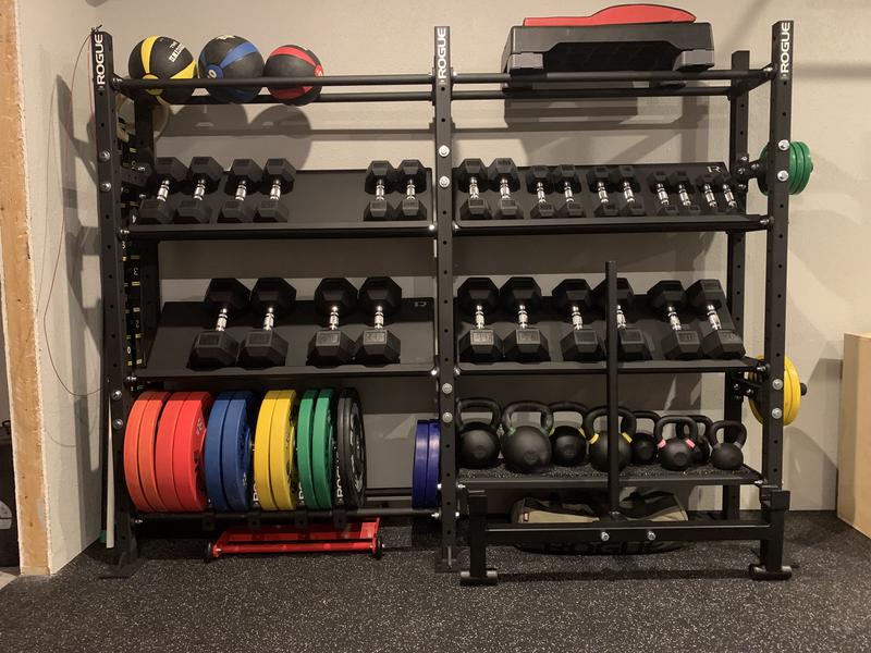 43" rack with add ons