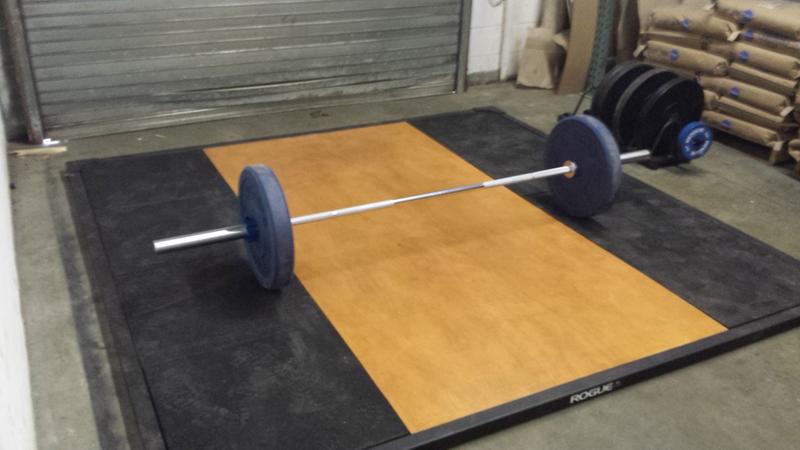 portable olympic lifting platform