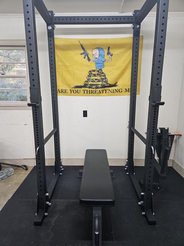 RML 390F Flat Foot Monster Lite Rack Weight Training Rogue Fitness