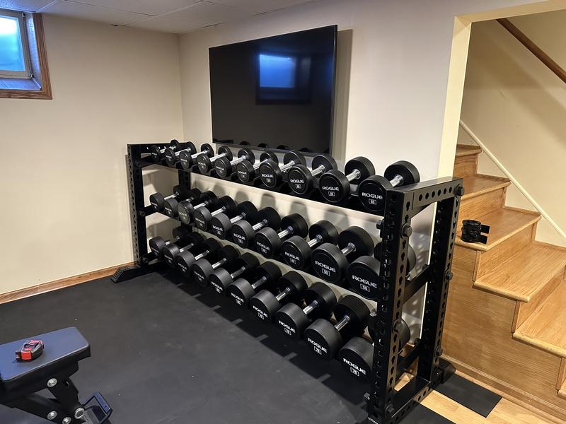 Rogue 3 tier dumbbell rack sale