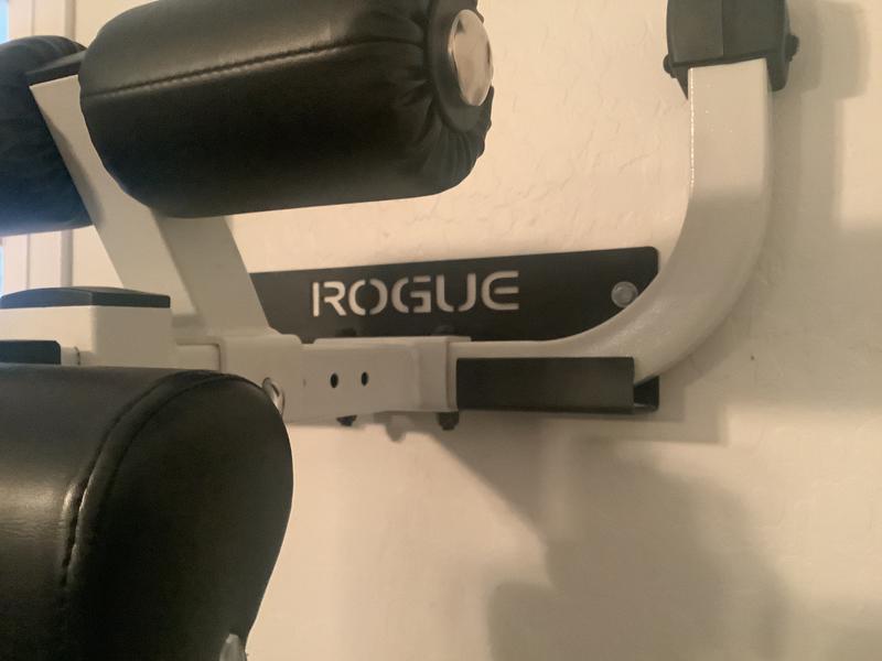 Wall Mounted Bench and Rower Hanger