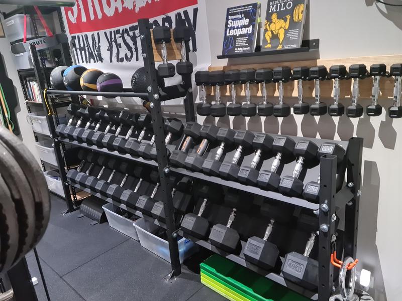 Rogue 3 best sale tier dumbbell rack