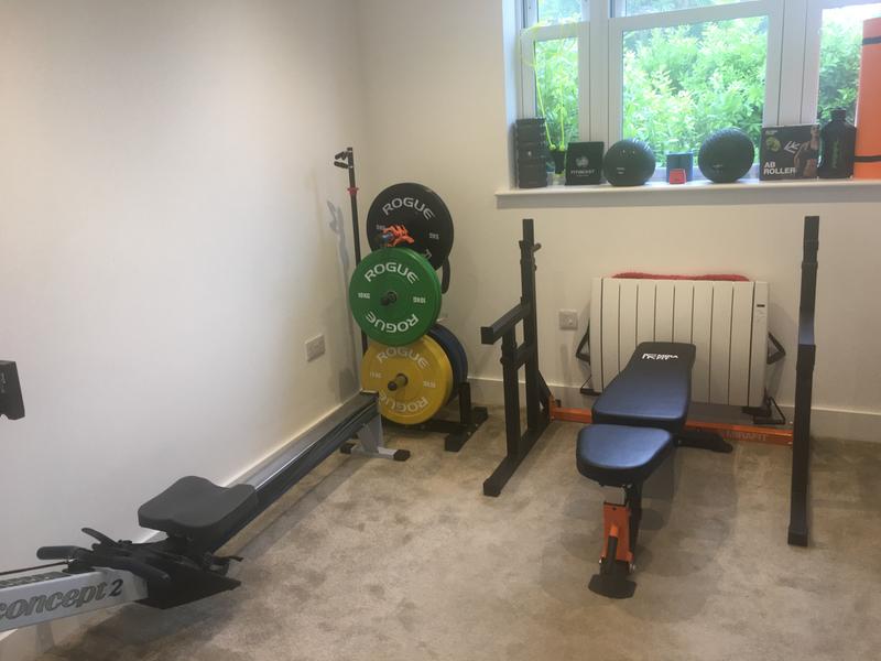 Home gym set up