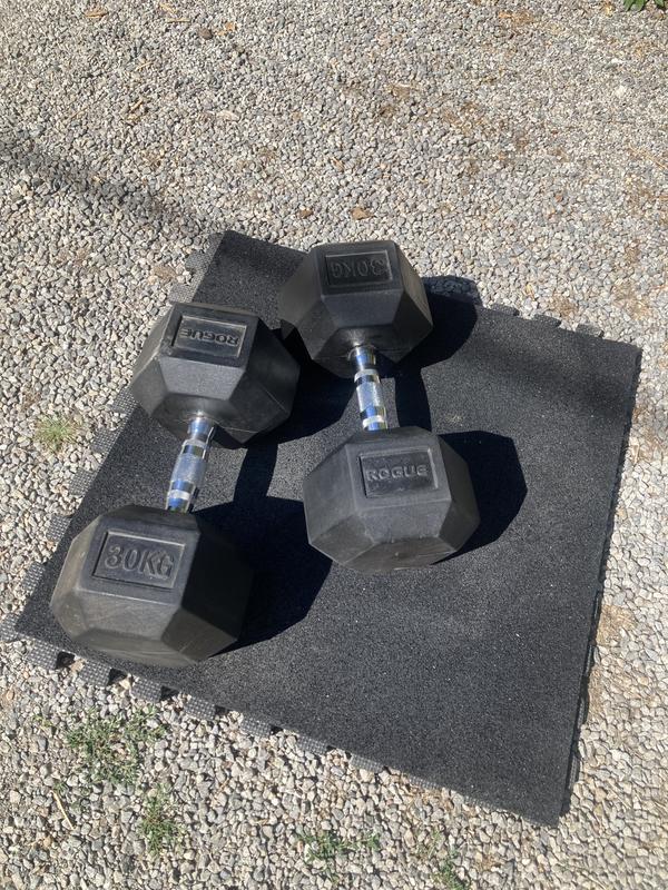 ZEUZ Hexa Dumbbell 1 Pièce 22,5 KG – Poids Hexagone – Crossfit