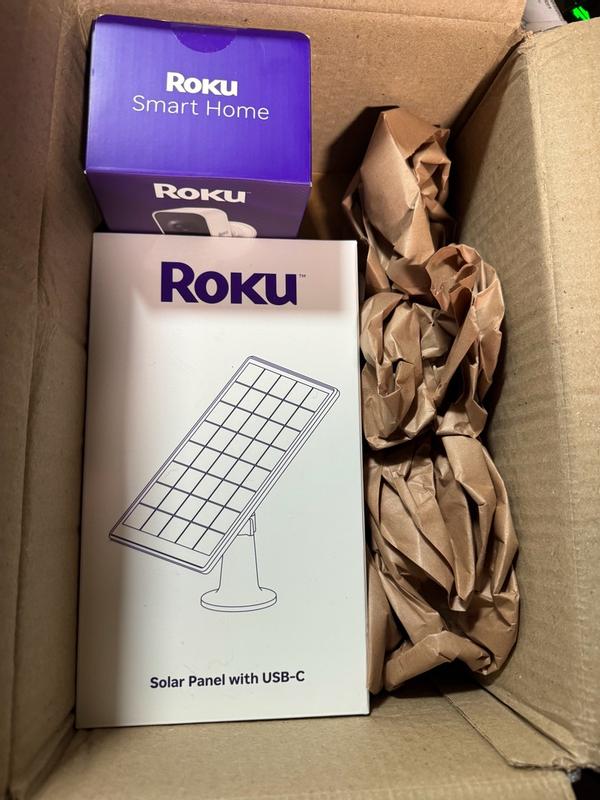 Roku Smart Home White Solar panel in the Security Camera Accessories ...