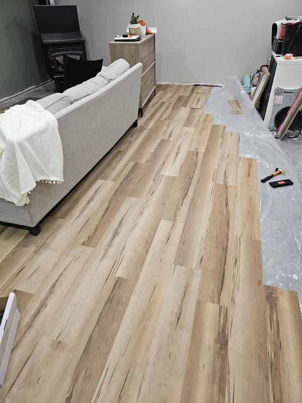 DuraClic Vinyl Flooring Interlocking Planks 6.5-mm x 7.1 x 48-in