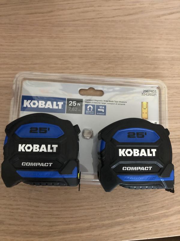 Kobalt Compact 2-Pack 25-ft Tape Measure in the Tape Measures department at