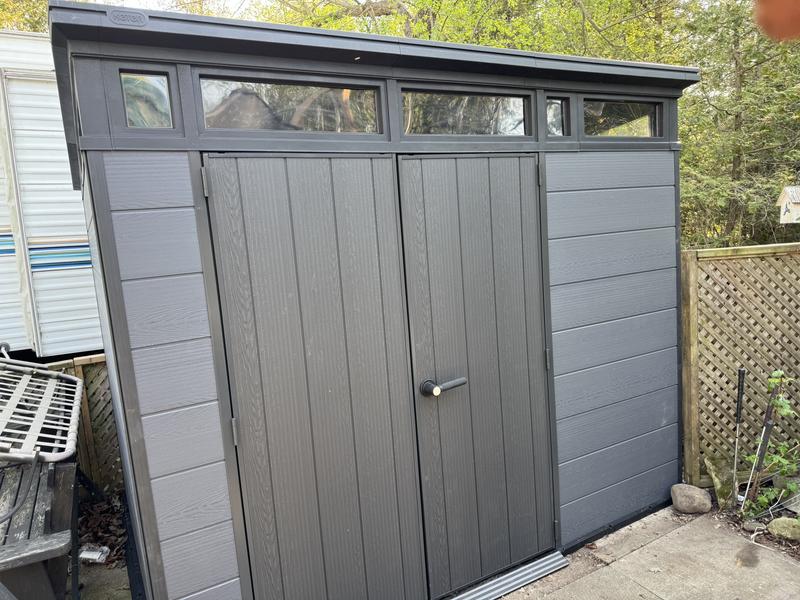 Keter Cortina 97 Storage Shed in Evotech Composite 7 x 9-ft