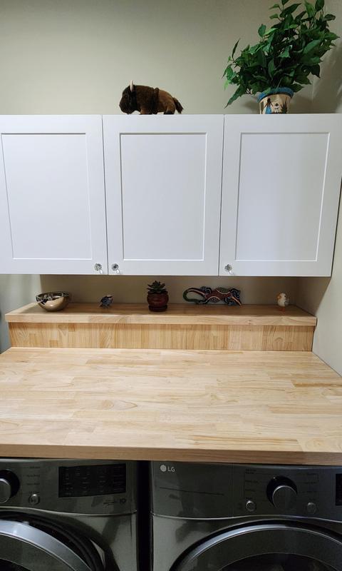 Leadvision 25 x 72 x 1.5-in Natural Laminated Bamboo Countertop Plank