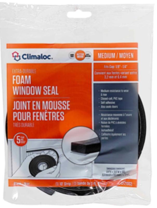 Climaloc Ruban de mousse autocollant à cellules fermées