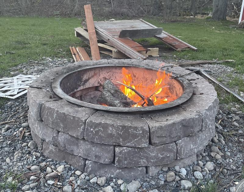 Flagstone Firepit Kit X Ashland Concrete Fire Pit Kit At