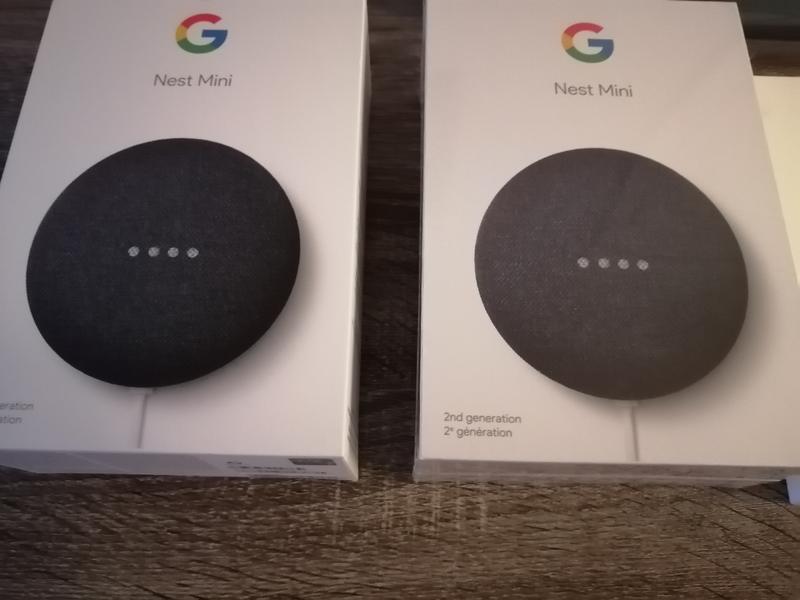Google Nest Mini 2nd Generation Smart Speaker - Charcoal GA00781