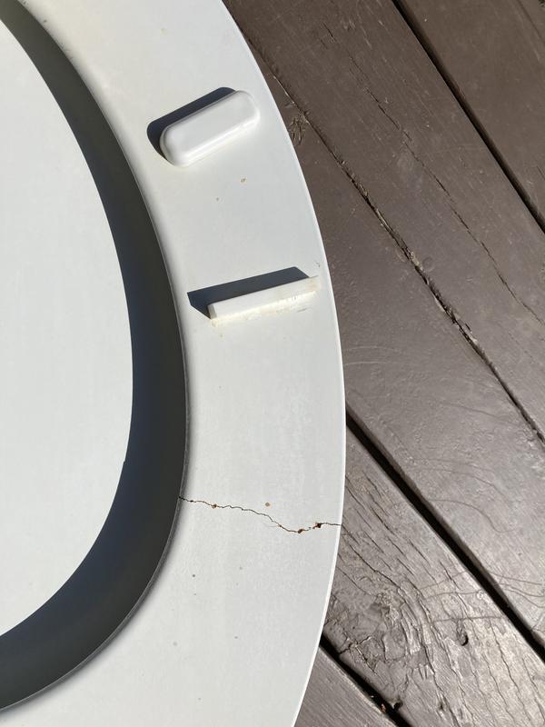 Siège de toilette commercial Mayfair, fermement fixé, résistant à la  corrosion, forme allongée