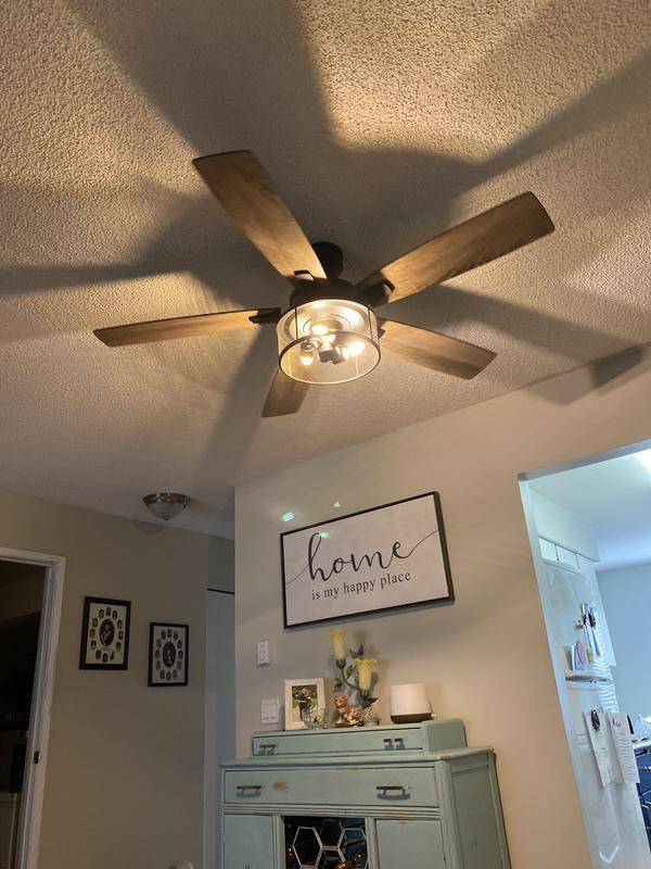 Harbor Breeze Residential Ceiling Fan 5 Reversible Blades Rough Pine And Toffee 52 In Dia 21307 Réno Dépôt - Home Decorators Collection Ceiling Fans Reviews
