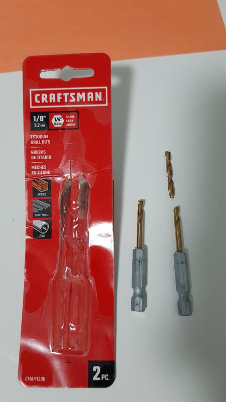 Craftsman titanium deals drill bits