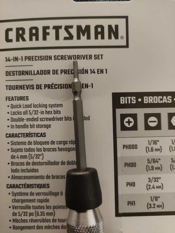 Craftsman 14 in 1 deals precision screwdriver set