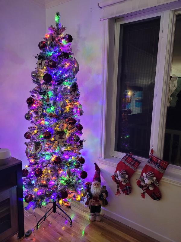 Lumières d'arbre de Noël Int/Extérieur 400 LED colorées 2,5 m