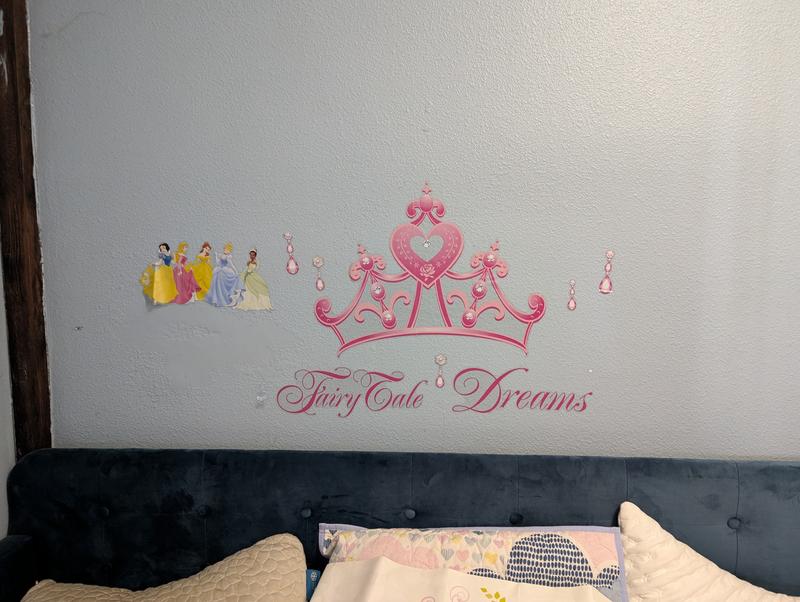 RoomMates Disney Princess - Princess Crown Peel and Stick Giant Wall ...