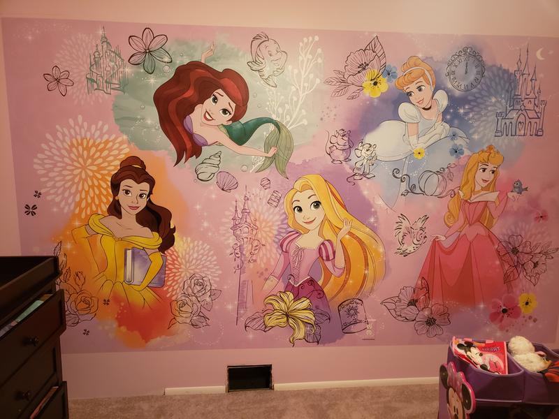 disney princess mural