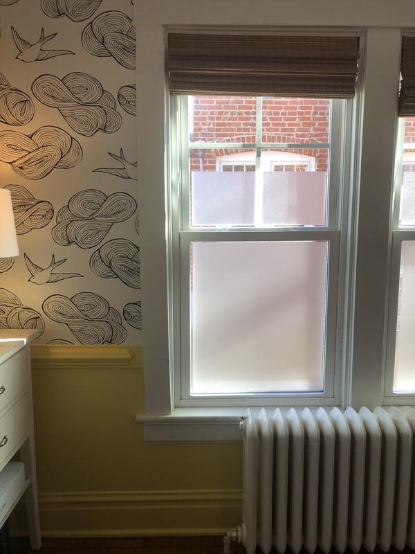 Blocking the view into my neighbor’s kitchen, but still letting in lots of light