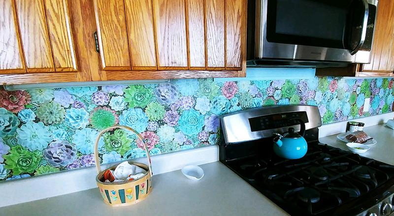 RoomMates Citrus Peel & Stick Wallpaper, Green | Oriental Trading