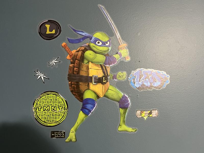 RoomMates Teenage Mutant Ninja Turtles Green Mutant Mayhem Group Giant  Vinyl Peel and Stick Wall Decals RMK5443TBM - The Home Depot