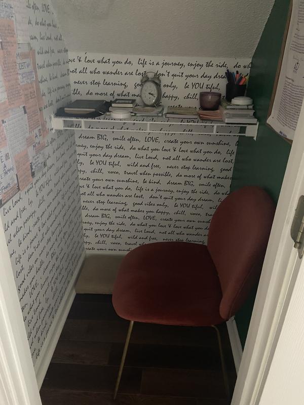Perfect wallpaper for the most important room in my house.