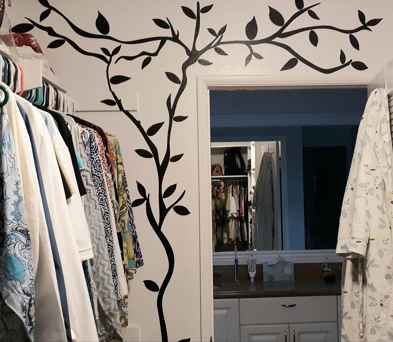 creeping vines in the closet