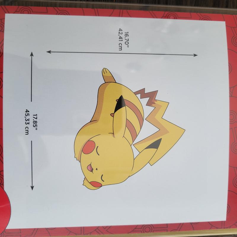 Sticker mural géant Pokémon Pikachu - RoomMates