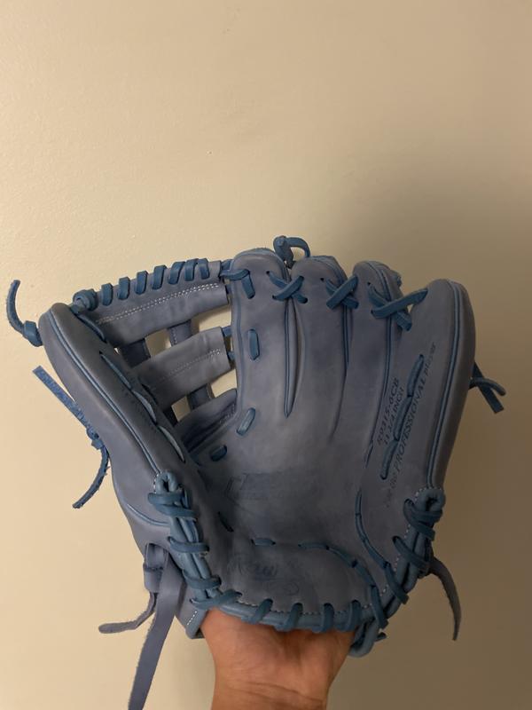 Rawlings R9 11.5-Inch Infield Glove | Black/Columbia Blue | Rawlings
