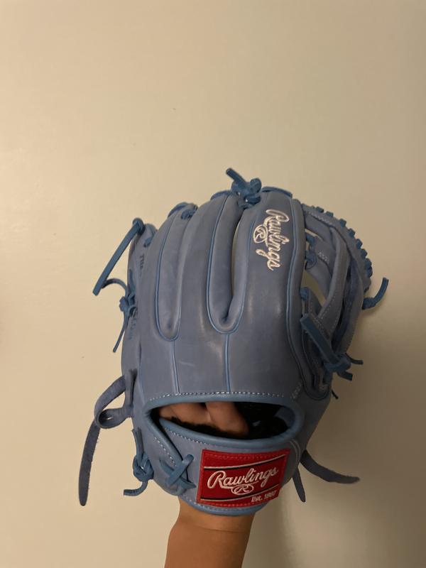 Rawlings R9 11.5-Inch Infield Glove | Black/Columbia Blue | Rawlings