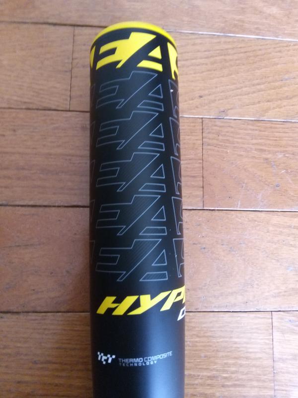 BARREL OF 2023 EASTON HYPE COMP -3 BBCOR BASEBALL BAT WITH THERMO COMPOSITE TECHNOLOGY