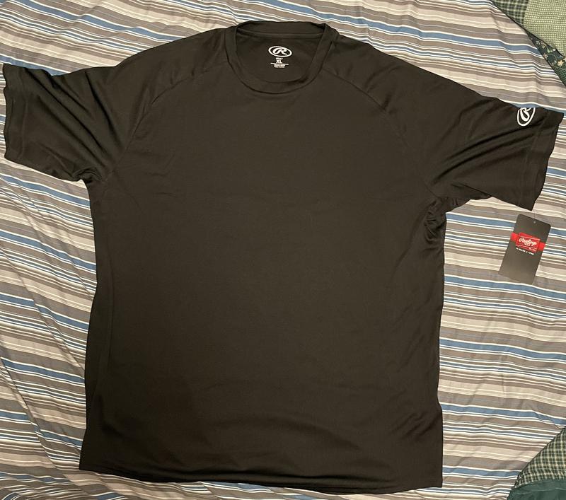 Rawlings Boys Youth Crew Neck Short Sleeve Tech Shirt – Moisture Wicking Raglan Sleeve Base Layer For Sports - View #2