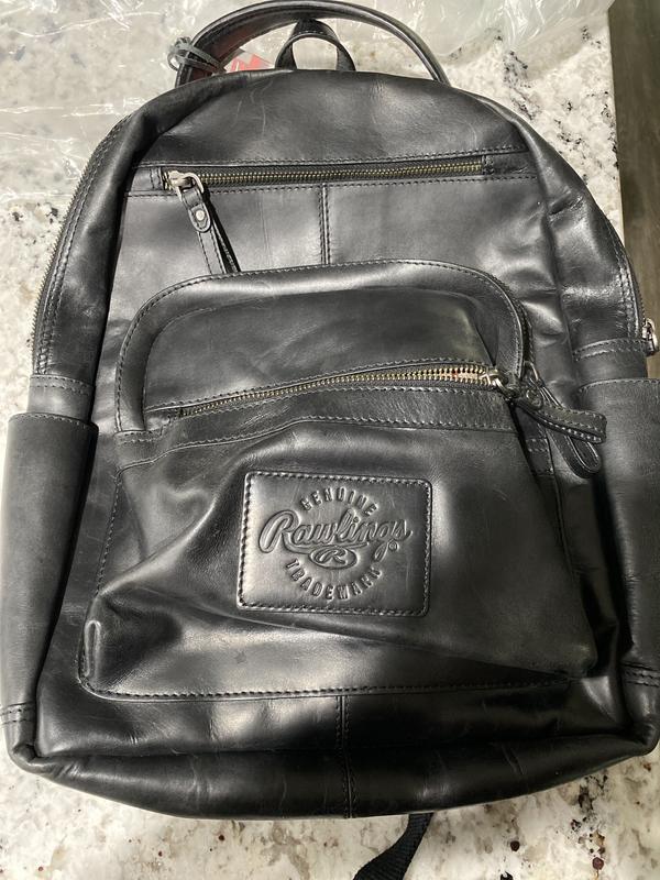 Rawlings discount backpack leather