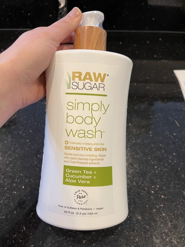 Raw Sugar Simply Body Wash, Cold Pressed, Vanilla Bean + Sugar - 25 fl oz