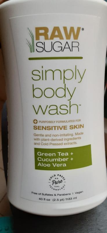 Raw Sugar Simply Body Wash, Cold Pressed, Vanilla Bean + Sugar - 25 fl oz