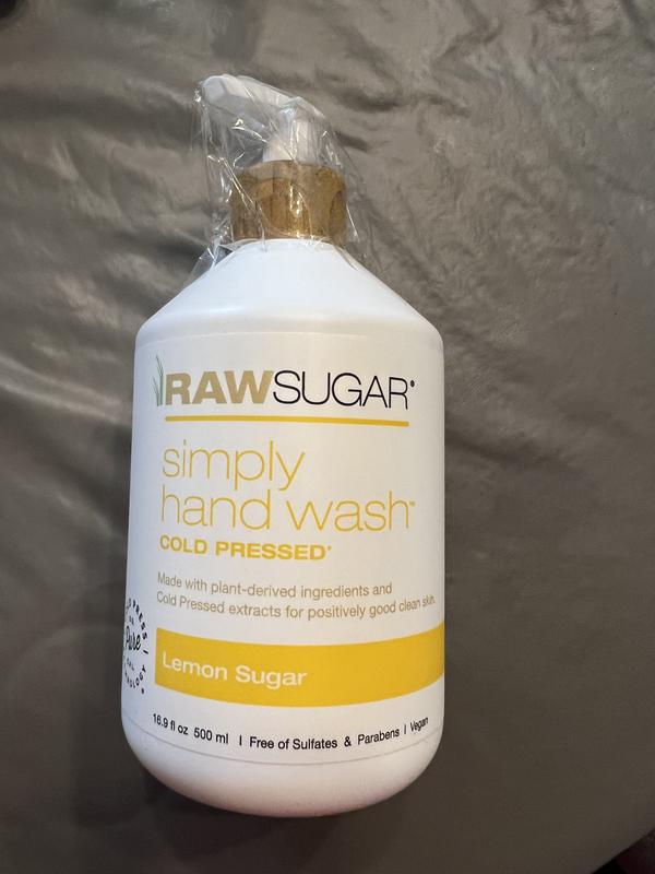 Raw Sugar Simply Hand Wash, Lemon Sugar, 16.9 fl oz