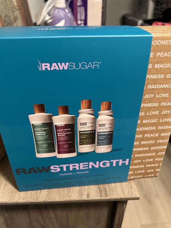 Raw Sugar Men Body Wash, Reviving, Hydrating, Citrus + Blue Agave - 25 fl oz
